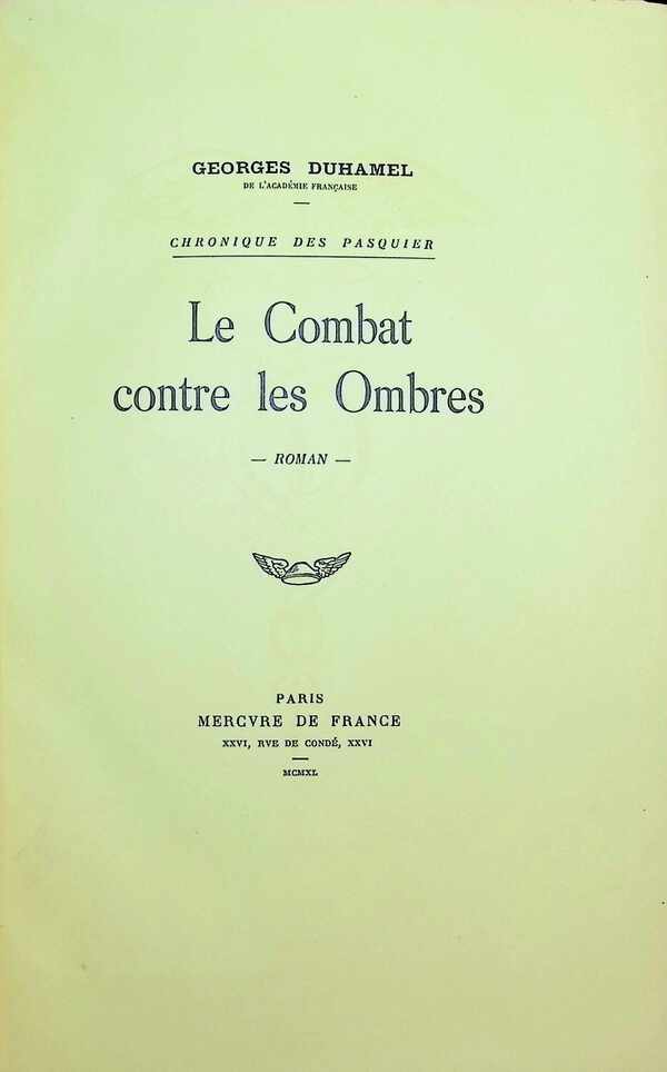Le Combat contre les Ombres
