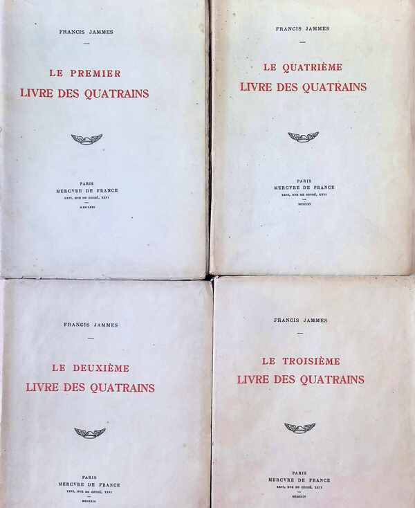Les livres des Quatrains, 4 volumes
